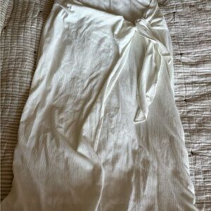 a new day White Elastic Waist Skirt